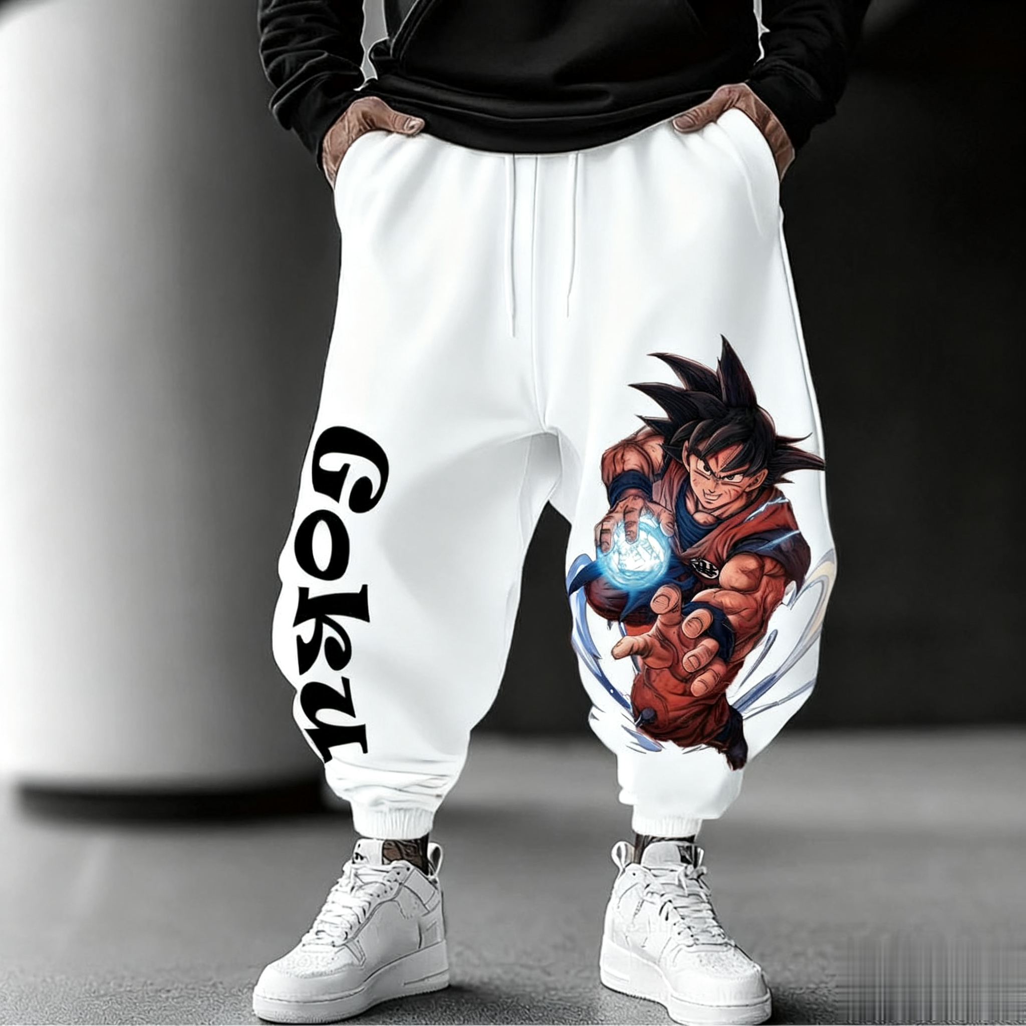 Streetwear Brand Beanie - New Dragon Ball Goku Men Sweatpants
