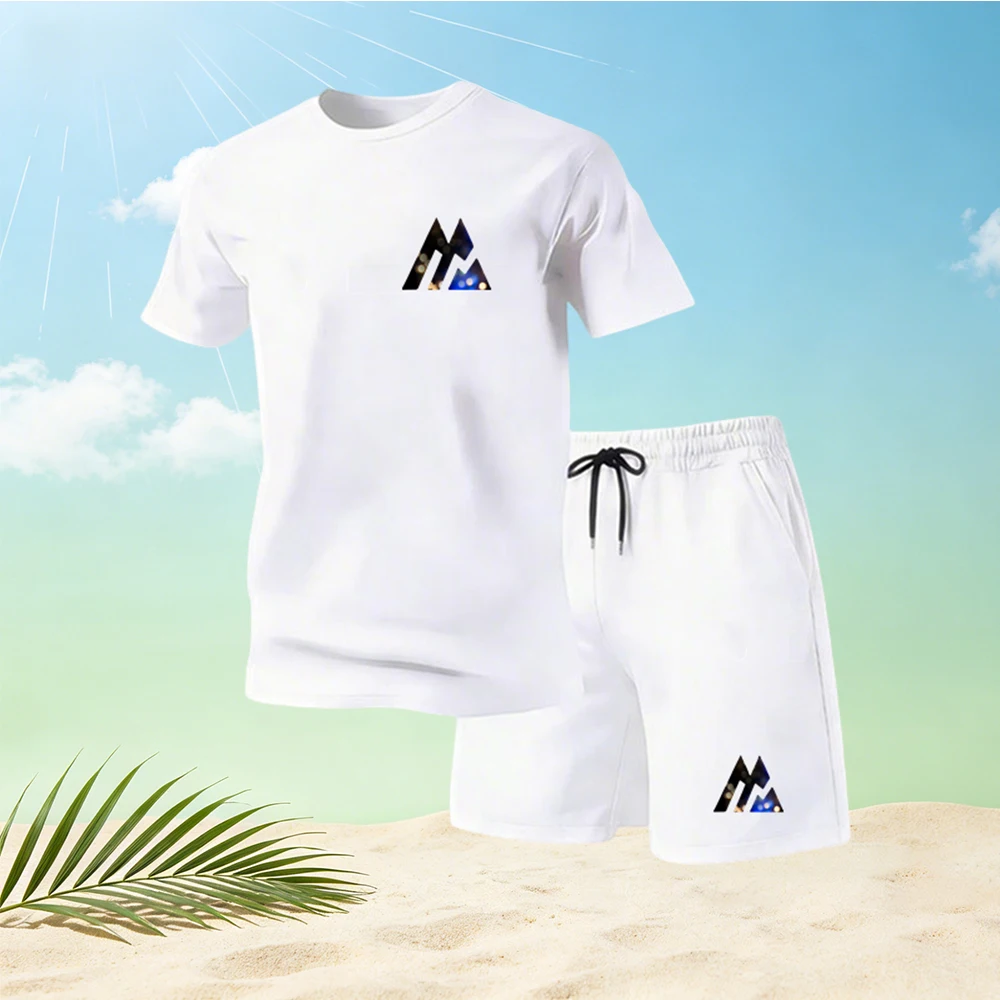 Streetwear Brand Shorts - 2026Summer Men's Fashion T-Shirts Sets O-neck