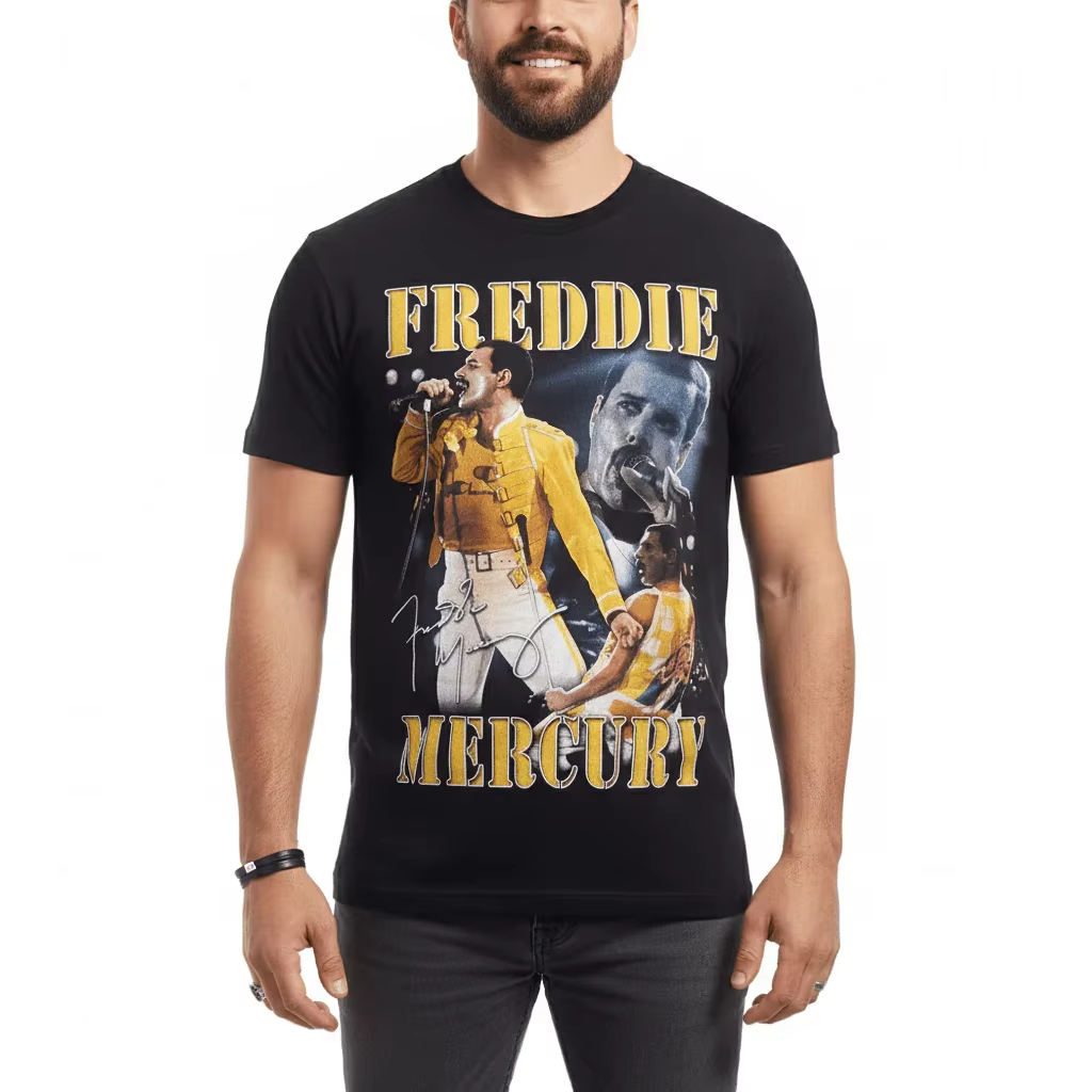 Streetwear Brand Accessories - Freddie Mercury Iconic Yellow Jacket Print