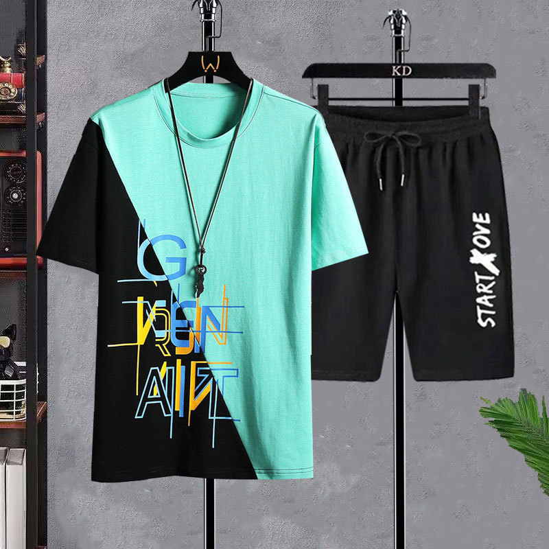Streetwear Brand Shorts - Men's T-shirt Sets Fashion Casual tracksuit