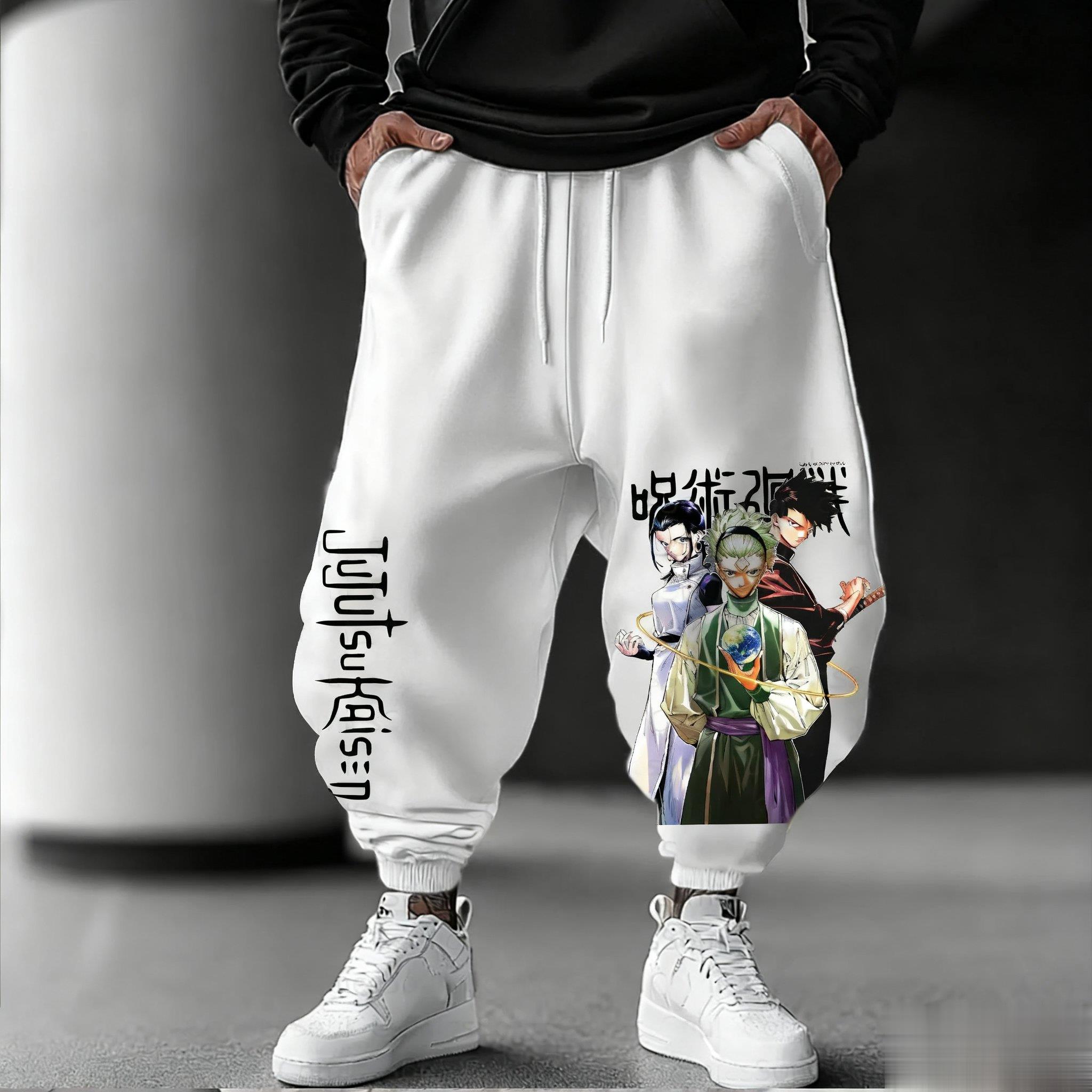 Jujutsu Kaisen Men Jogging Pan - Streetwear Brand Beanie avaliação e preço