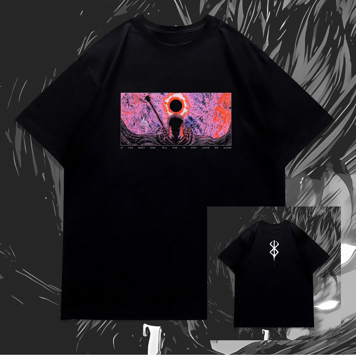 Berserk Brand of Sacrifice Min - Streetwear Brand Tees avaliação e preço