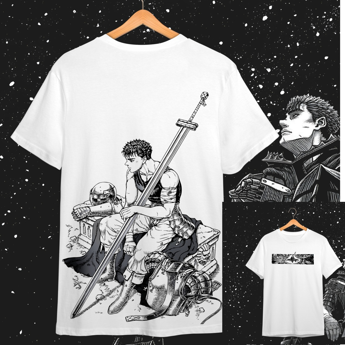 Berserk Brand of Sacrifice Min - Streetwear Brand Tees avaliação e preço