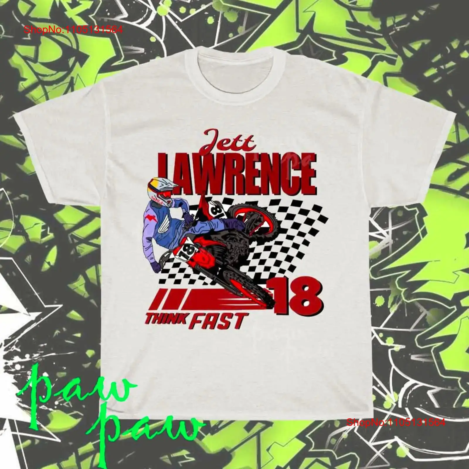 Brand New Jett Lawrence HD Log - Streetwear Brand Tees avaliação e preço