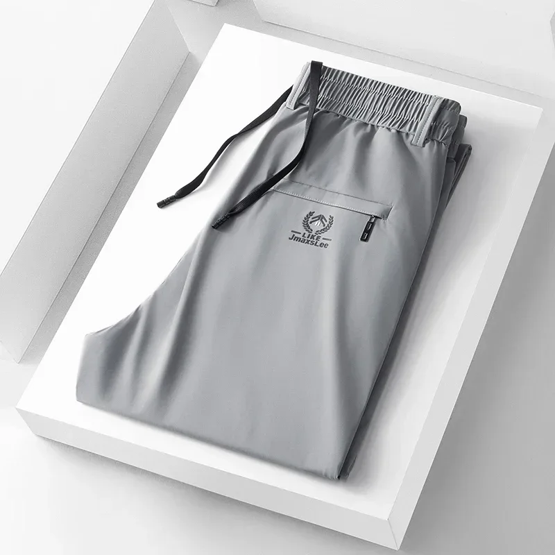 2024 Summer Soft Ice Silk Fabr - Streetwear Brand Luxury avaliação e preço