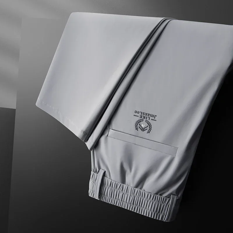 2024 Summer Soft Ice Silk Fabr - Streetwear Brand Luxury avaliação e preço