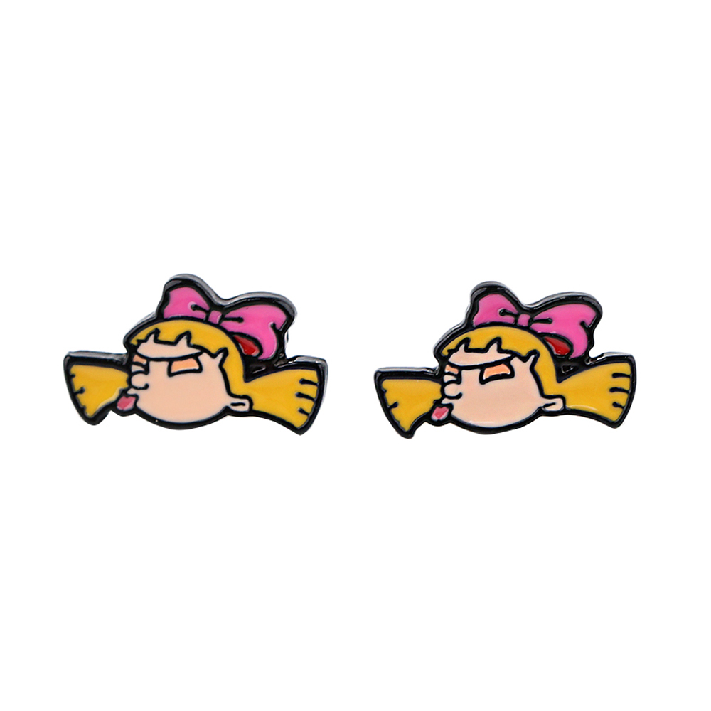 DZ2320 Anime Icons Korea Studs - Streetwear Brand Accessories avaliação e preço