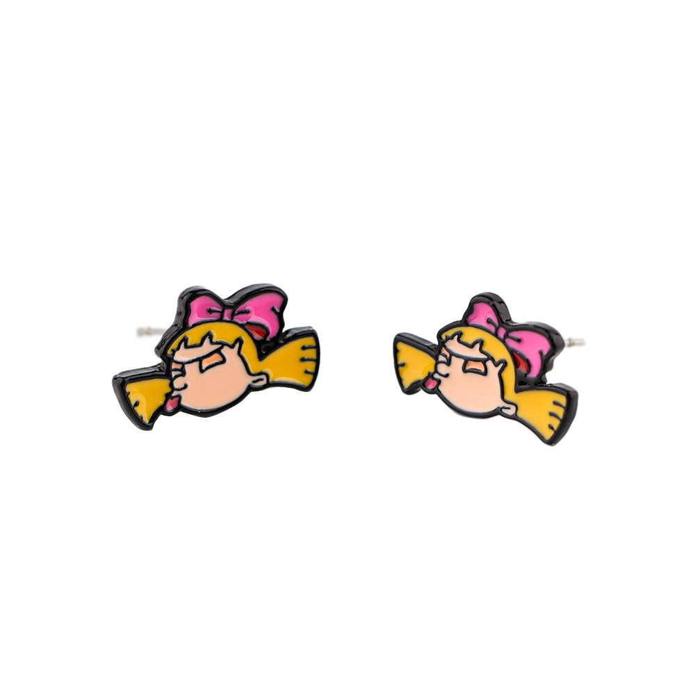 DZ2320 Anime Icons Korea Studs - Streetwear Brand Accessories avaliação e preço