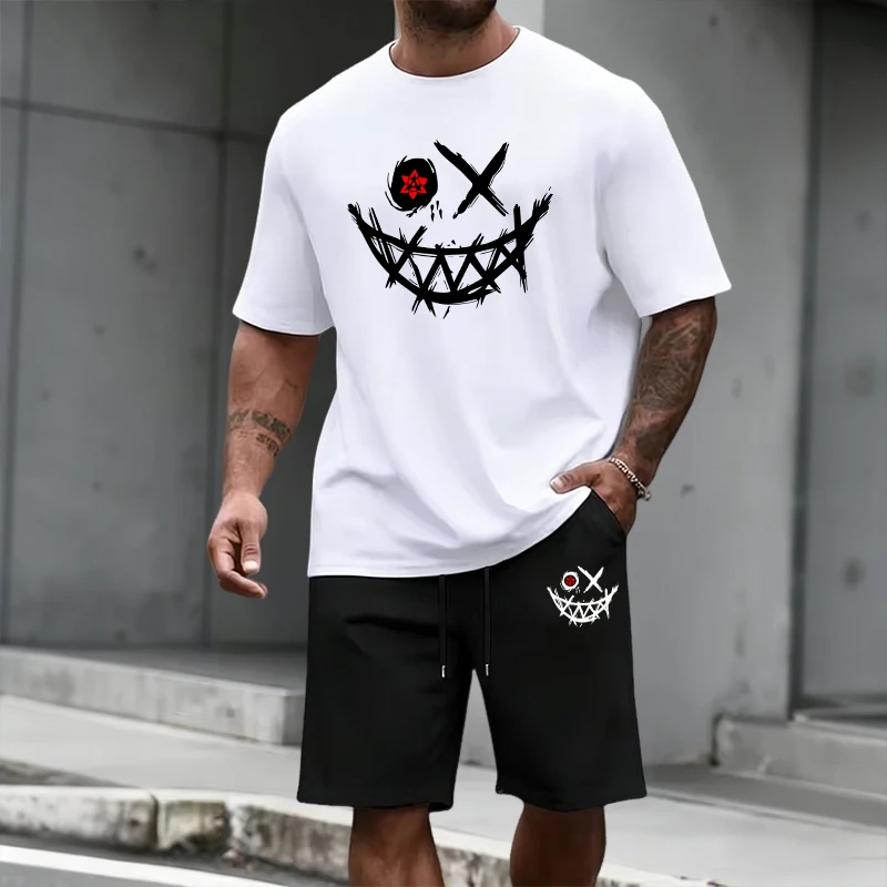 2026 Summer Men's Set T-shirt& - Streetwear Brand Shorts avaliação e preço
