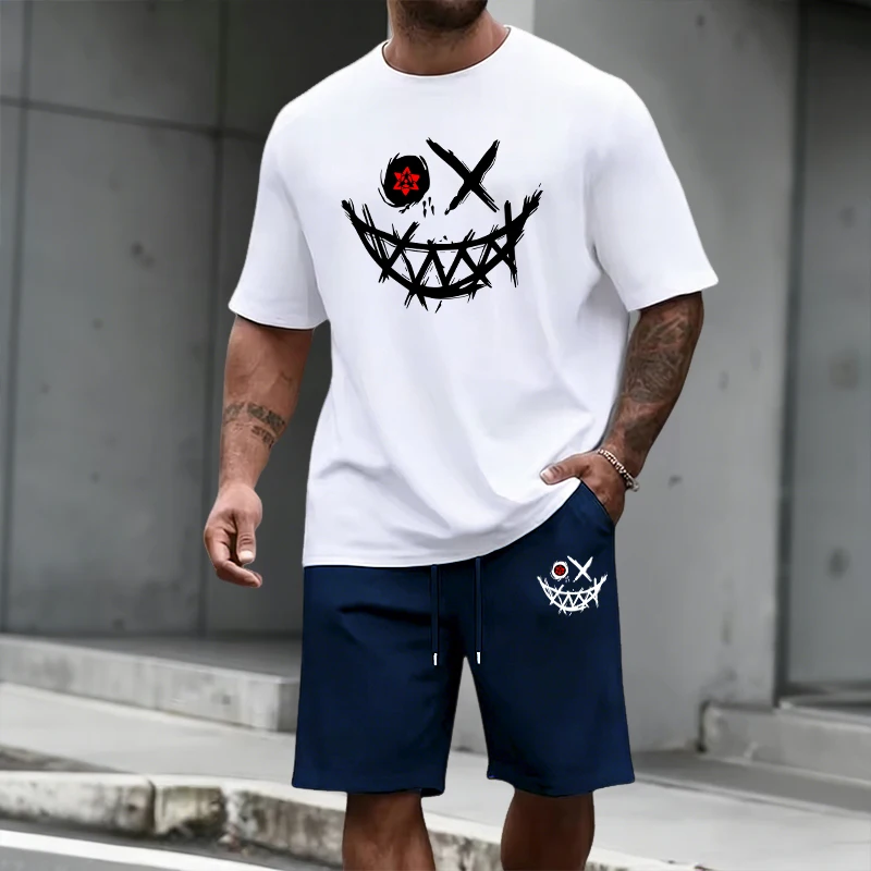 2026 Summer Men's Set T-shirt& - Streetwear Brand Shorts avaliação e preço