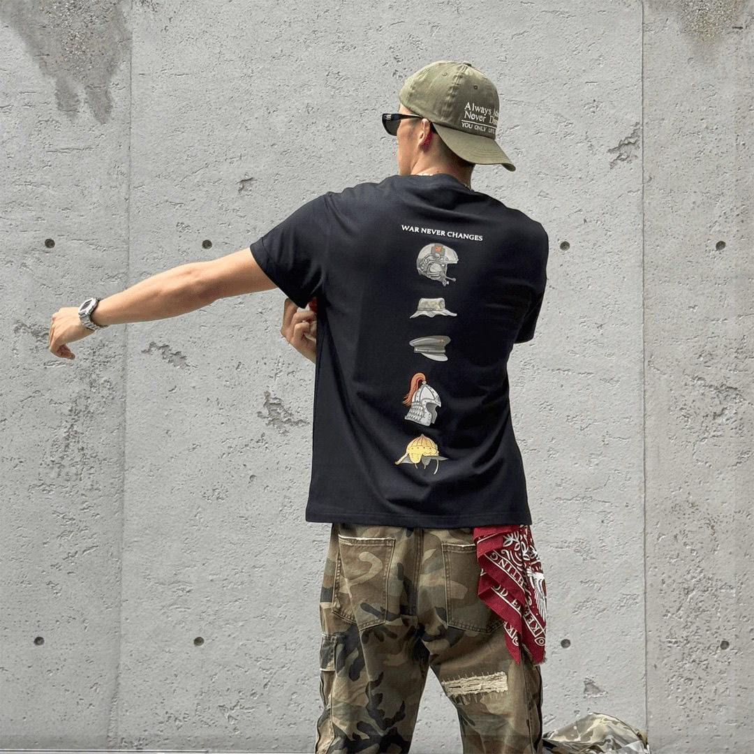 Helmet Evolution History Ameri - Streetwear Brand Tees avaliação e preço