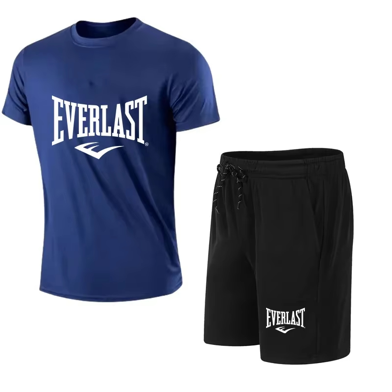 EVERLAST Men's T-shirt + Short - Streetwear Brand Shorts avaliação e preço