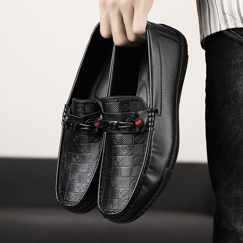 Fashion Leather Men Casual Sho - Streetwear Brand Luxury avaliação e preço