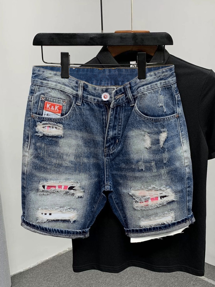 2026 Summer Ripped Straight Me - Streetwear Brand Luxury avaliação e preço
