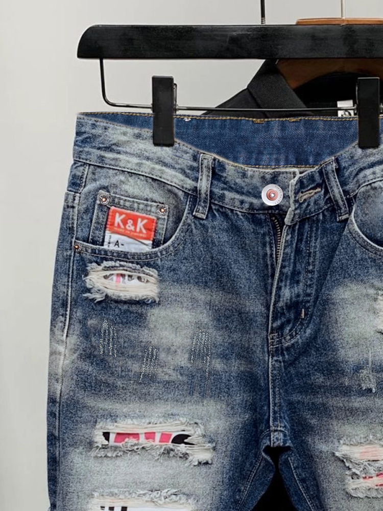 2026 Summer Ripped Straight Me - Streetwear Brand Luxury avaliação e preço