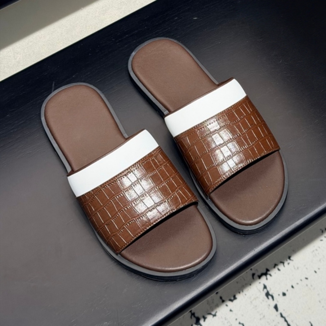 Handmade Cowhide Sandals Luxur - Streetwear Brand Luxury avaliação e preço