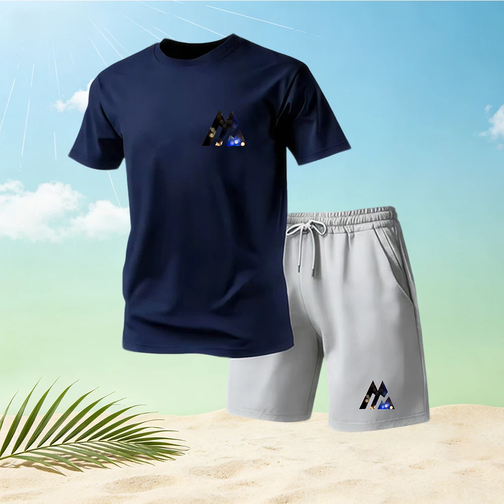 2026Summer Men's Fashion T-Shi - Streetwear Brand Shorts avaliação e preço