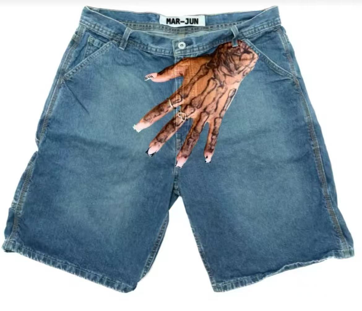 Deeptown Y2k Vintage Harajuku  - Streetwear Brand Shorts avaliação e preço
