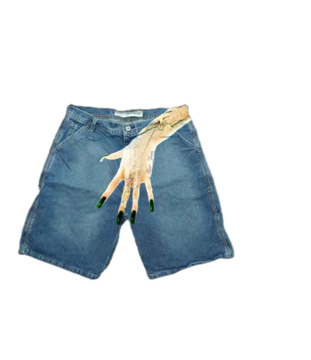 Deeptown Y2k Vintage Harajuku  - Streetwear Brand Shorts avaliação e preço