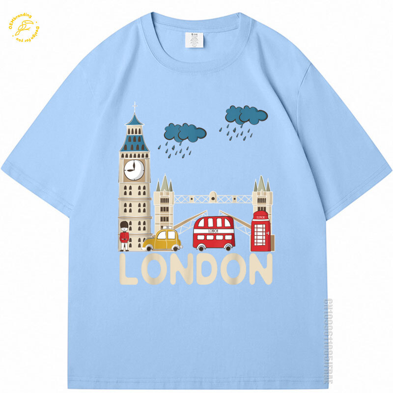 Rainy London Tshirt Cute Souve - Streetwear Brand London avaliação e preço
