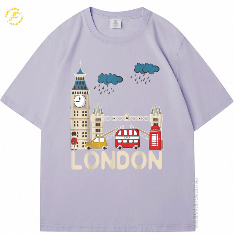 Rainy London Tshirt Cute Souve - Streetwear Brand London avaliação e preço