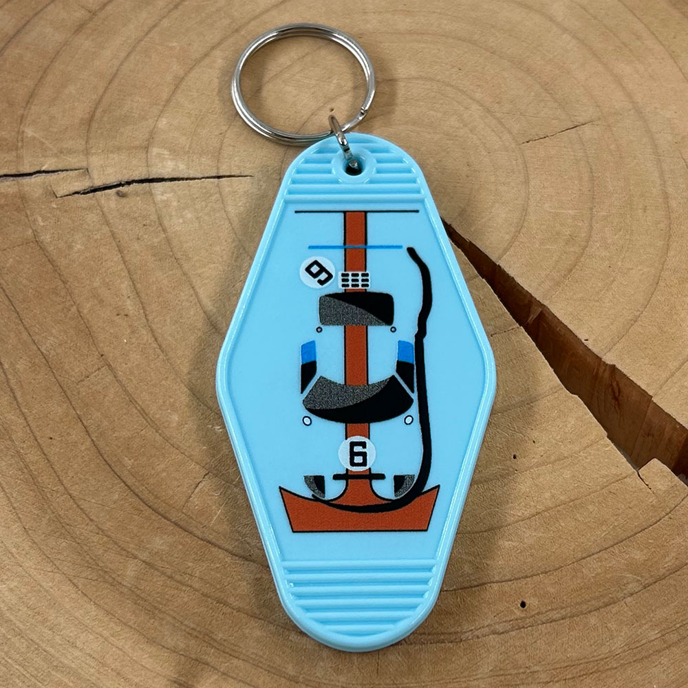 Gulf GT40 Livery Keychain Icon - Streetwear Brand Accessories avaliação e preço