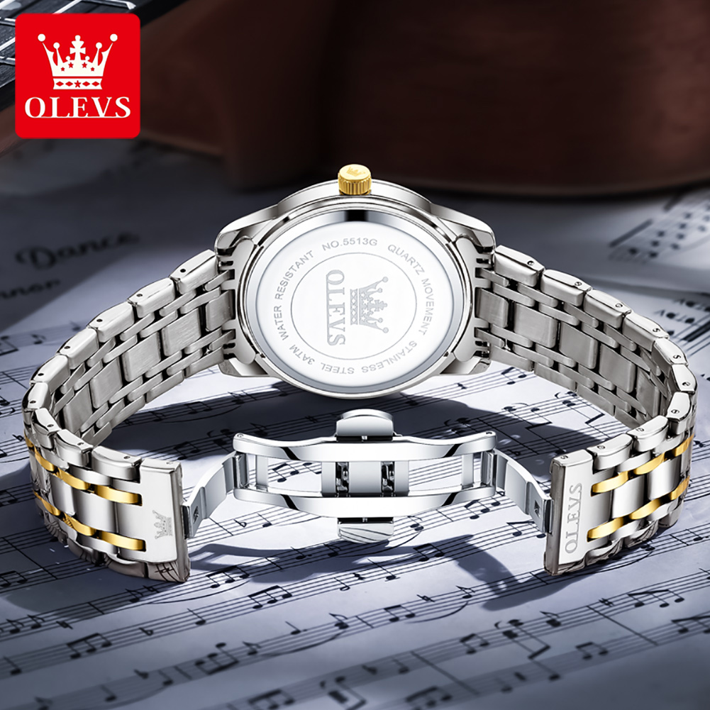 OLEVS Brand Fashion men's watc - Streetwear Brand Luxury avaliação e preço