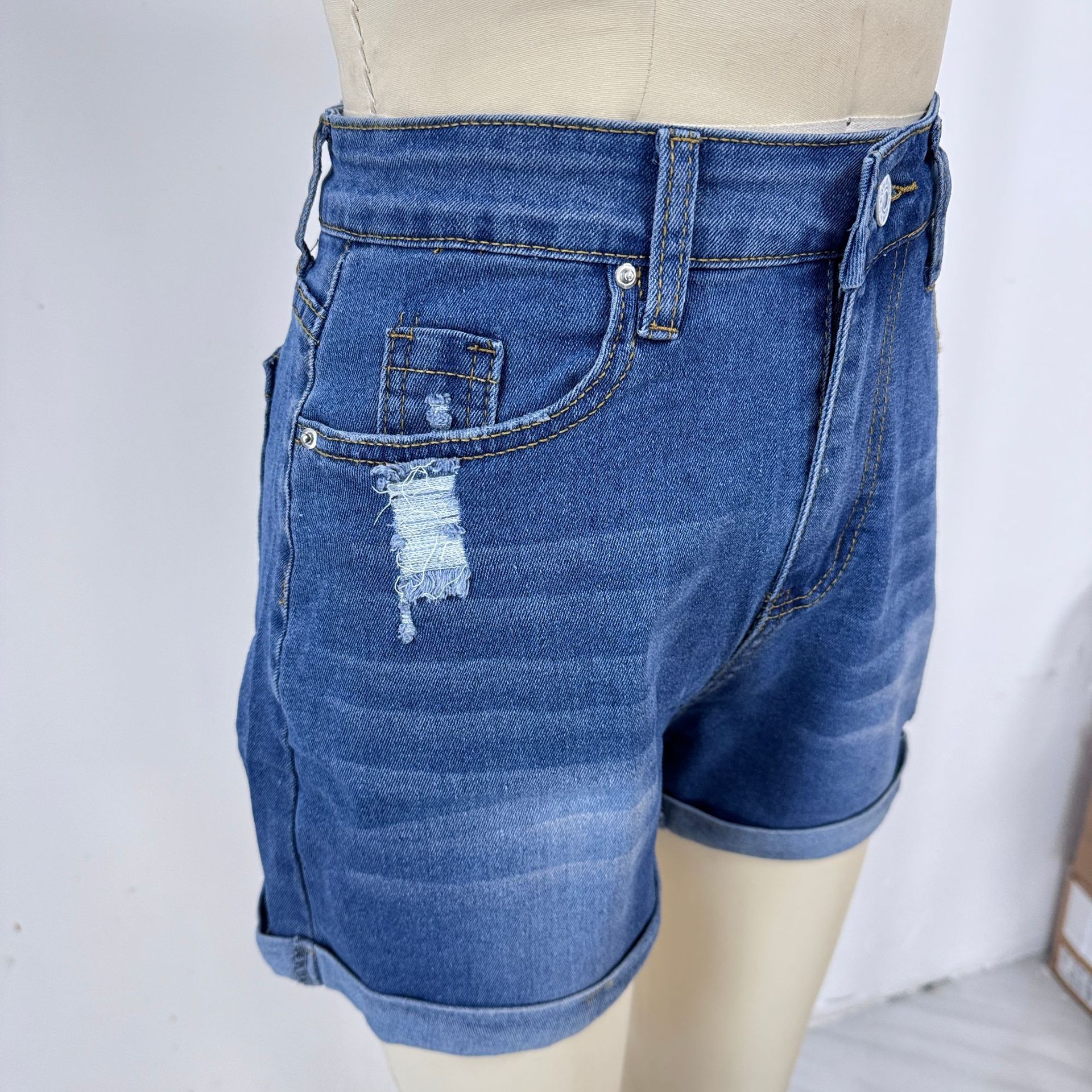 Shorts Jeans Women Streetwear  - Streetwear Brand Shorts avaliação e preço