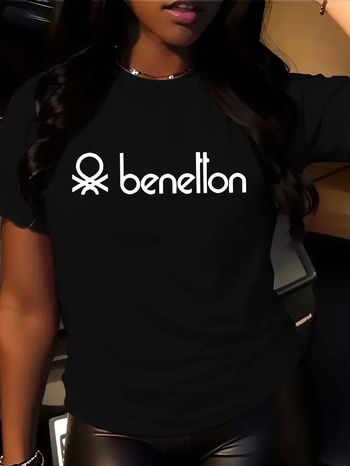 Benelton Graphic Print Women'S - Streetwear Brand Tees avaliação e preço