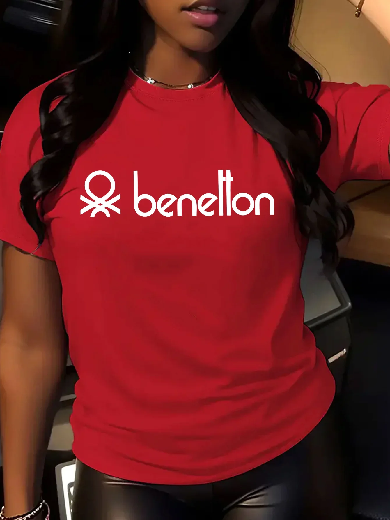 Benelton Graphic Print Women'S - Streetwear Brand Tees avaliação e preço