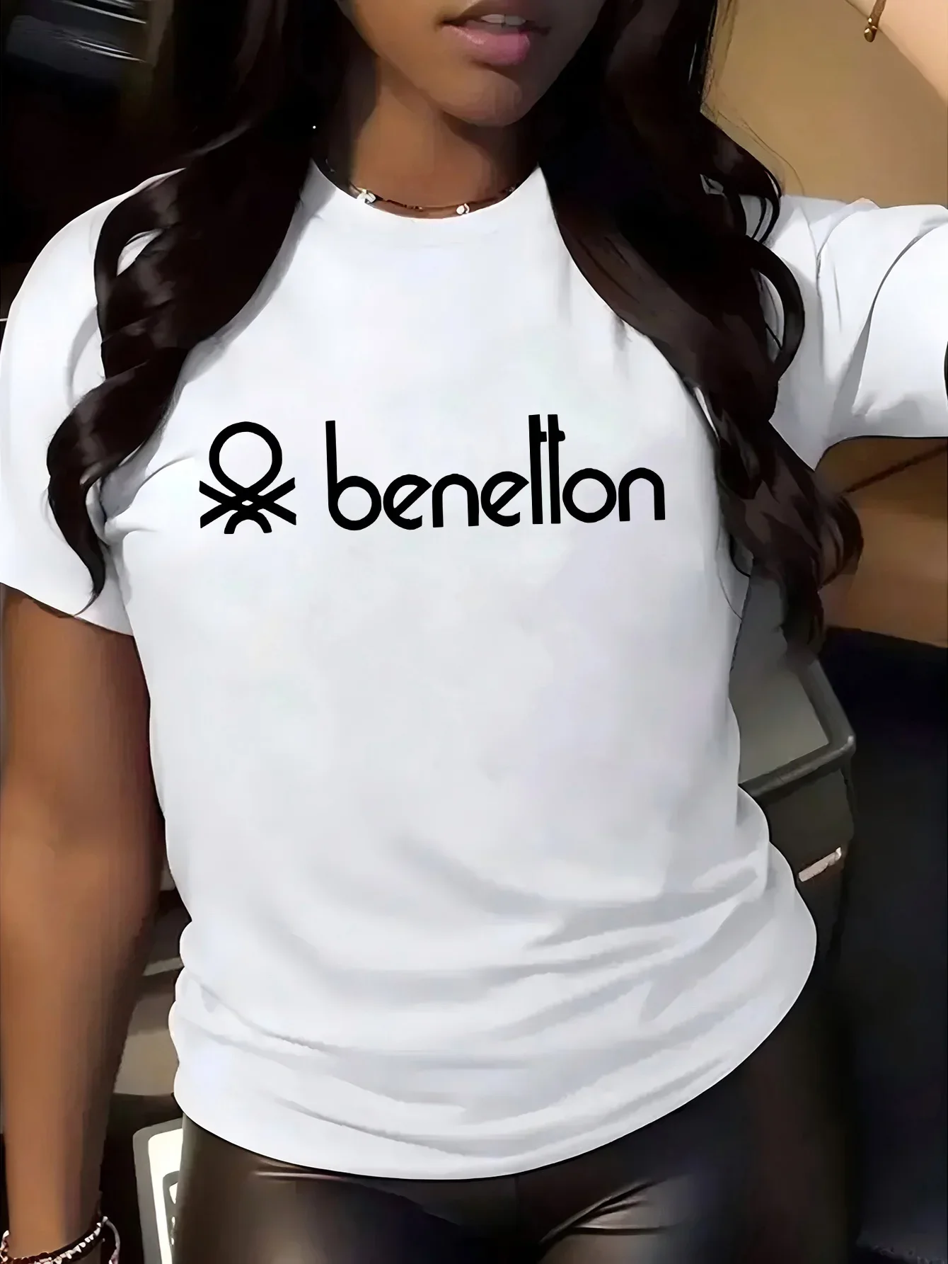 Benelton Graphic Print Women'S - Streetwear Brand Tees avaliação e preço