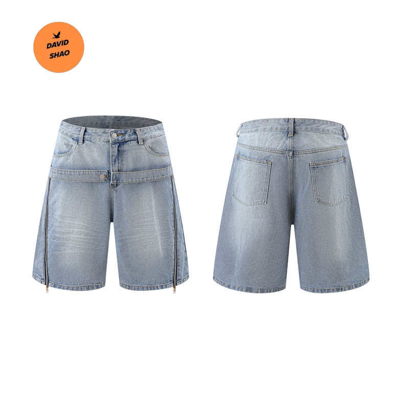 DAVIDSHAO Top Quality EU US Si - Streetwear Brand Shorts avaliação e preço