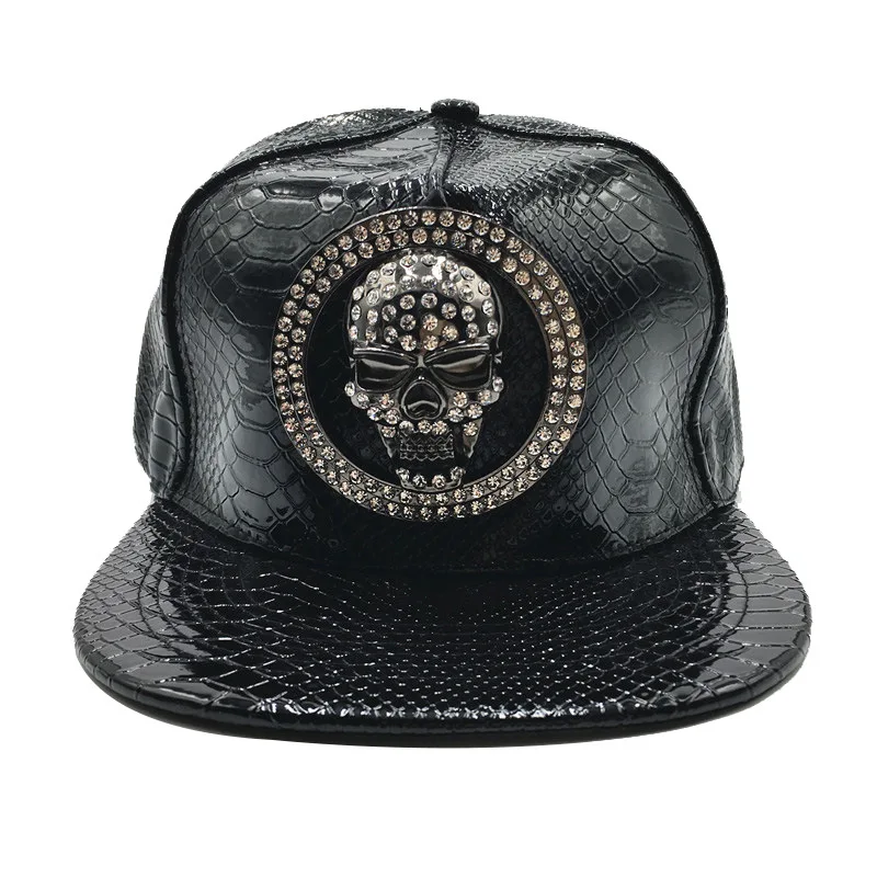 Brand Oohmy Men Women PU Leath - Streetwear Brand Beanie avaliação e preço