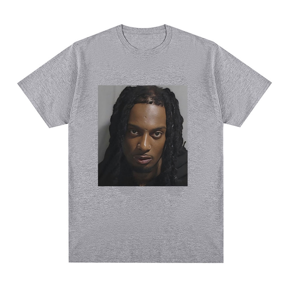 Rapper Playboi Carti Mugshot G - Supreme Box Logo Tee avaliação e preço