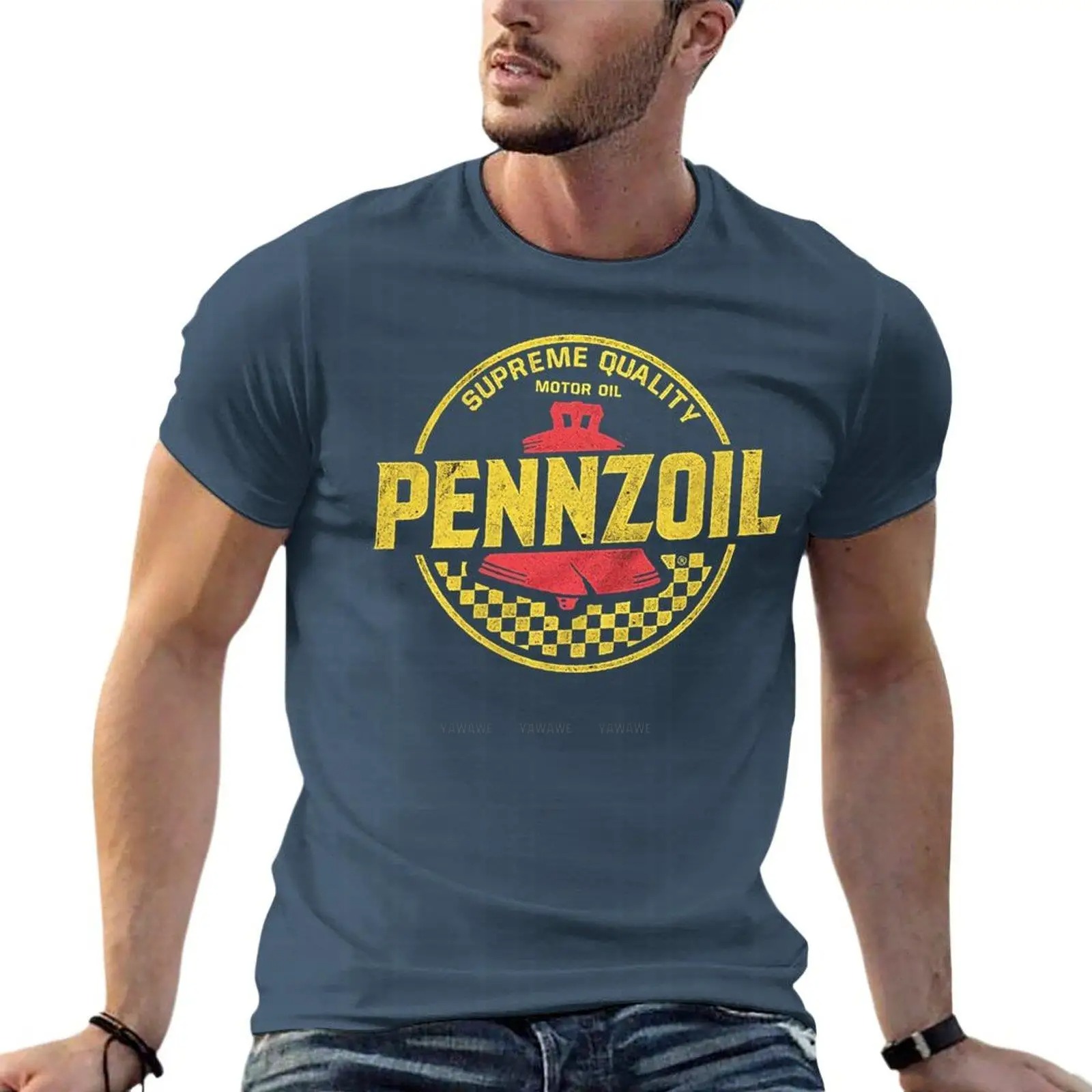 Distressed Pennzoil Motor Oil  - Streetwear Clothing Brand Logo avaliação e preço