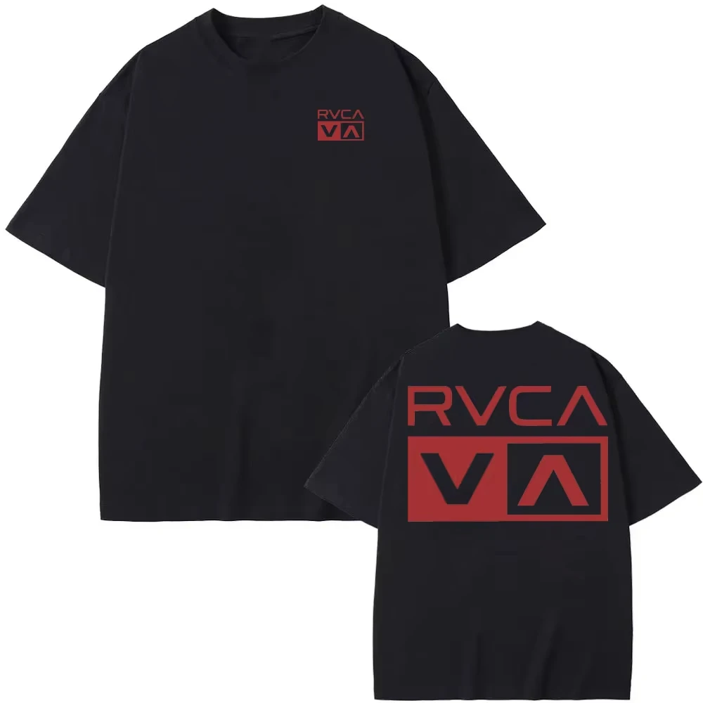 RVCA T Shirt Black Tee Summer  - Streetwear Brand Tees avaliação e preço