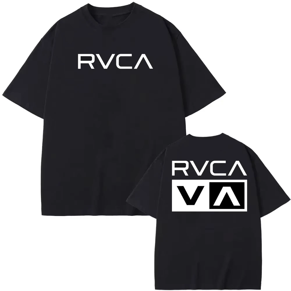 RVCA T Shirt Black Tee Summer  - Streetwear Brand Tees avaliação e preço