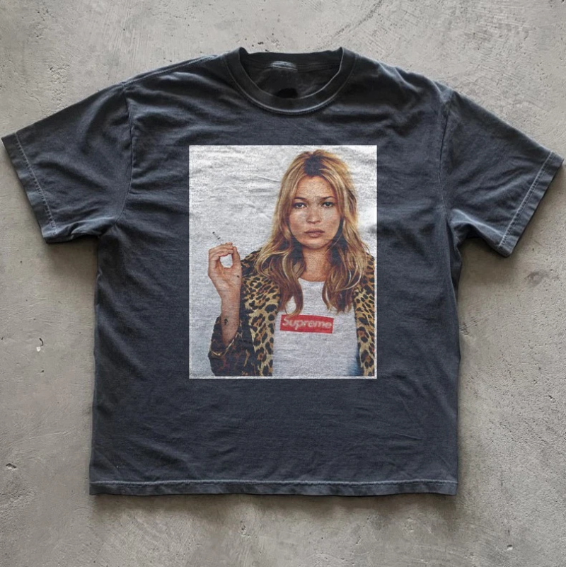 Hot Men Women Singer Music Shi - Supreme Box Logo Tee avaliação e preço